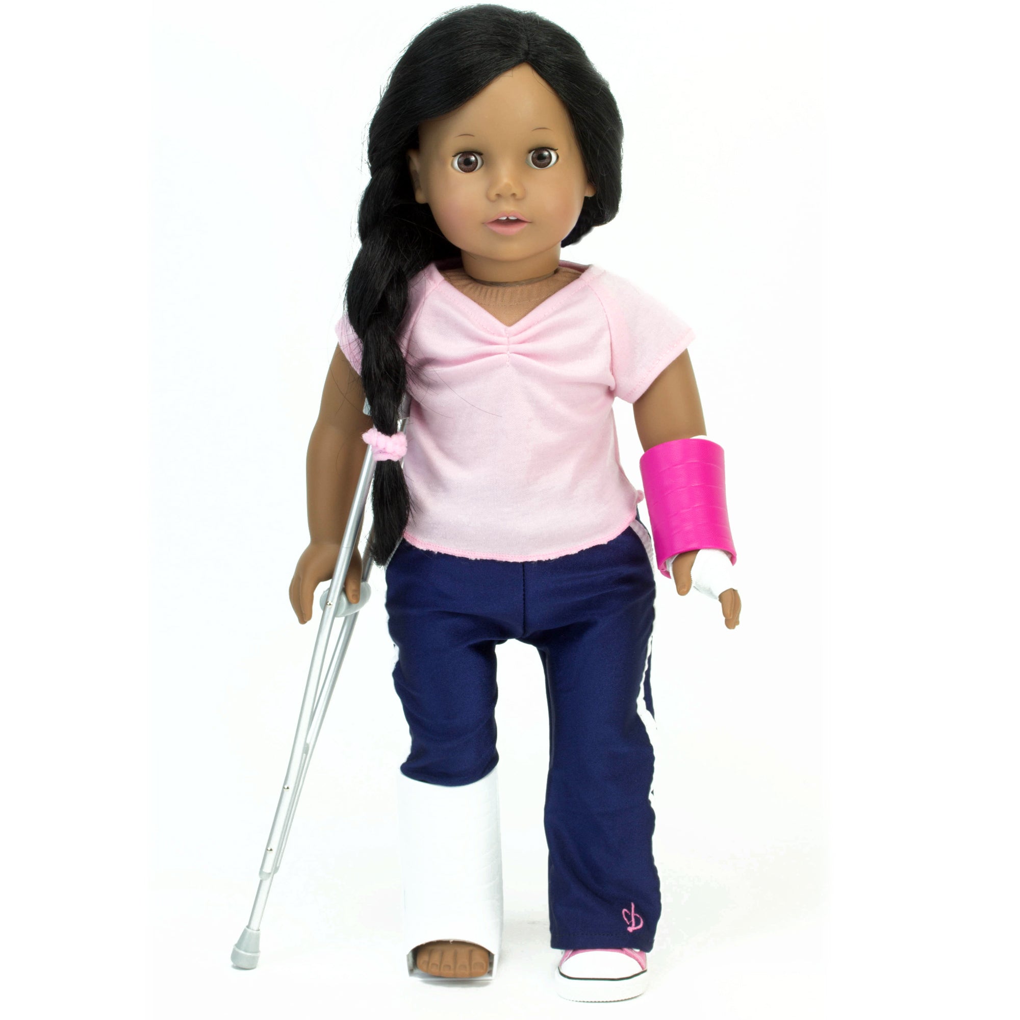 Set Valigia E Accessori Viaggio Per Bambole 18'' - Sophia's By Teamson (7 Pezzi, Rosa, Regalo 3+)