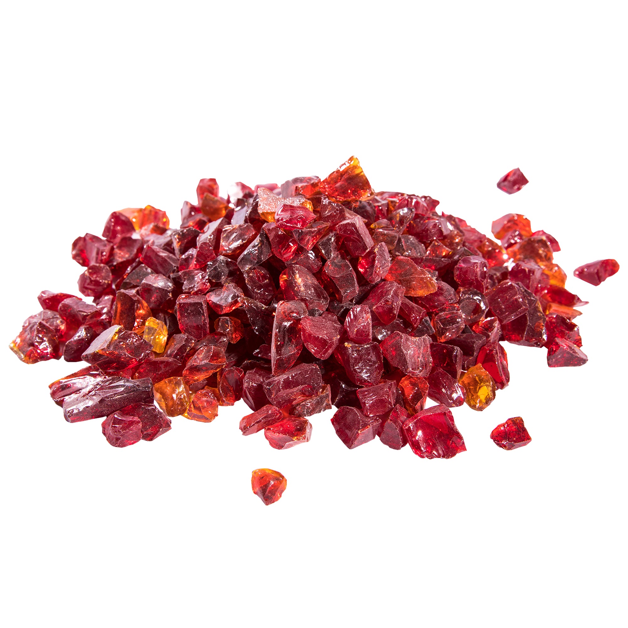 Count Fire Glam Rocks Peaktop by Teamson Home 4 Kg Red Fire Glass, Lava Rocks for Outdoor Ga ...