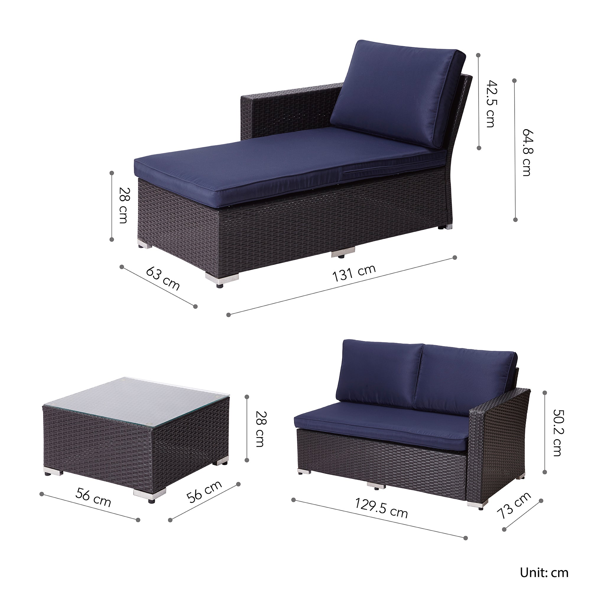 Teamson Home Outdoor Garden Outdoor Tavolo da Patio a Tamburo Rotondo Teamson Home Outdoor Garden Outdoor Tavolo da Patio a Tamburo Rotondo