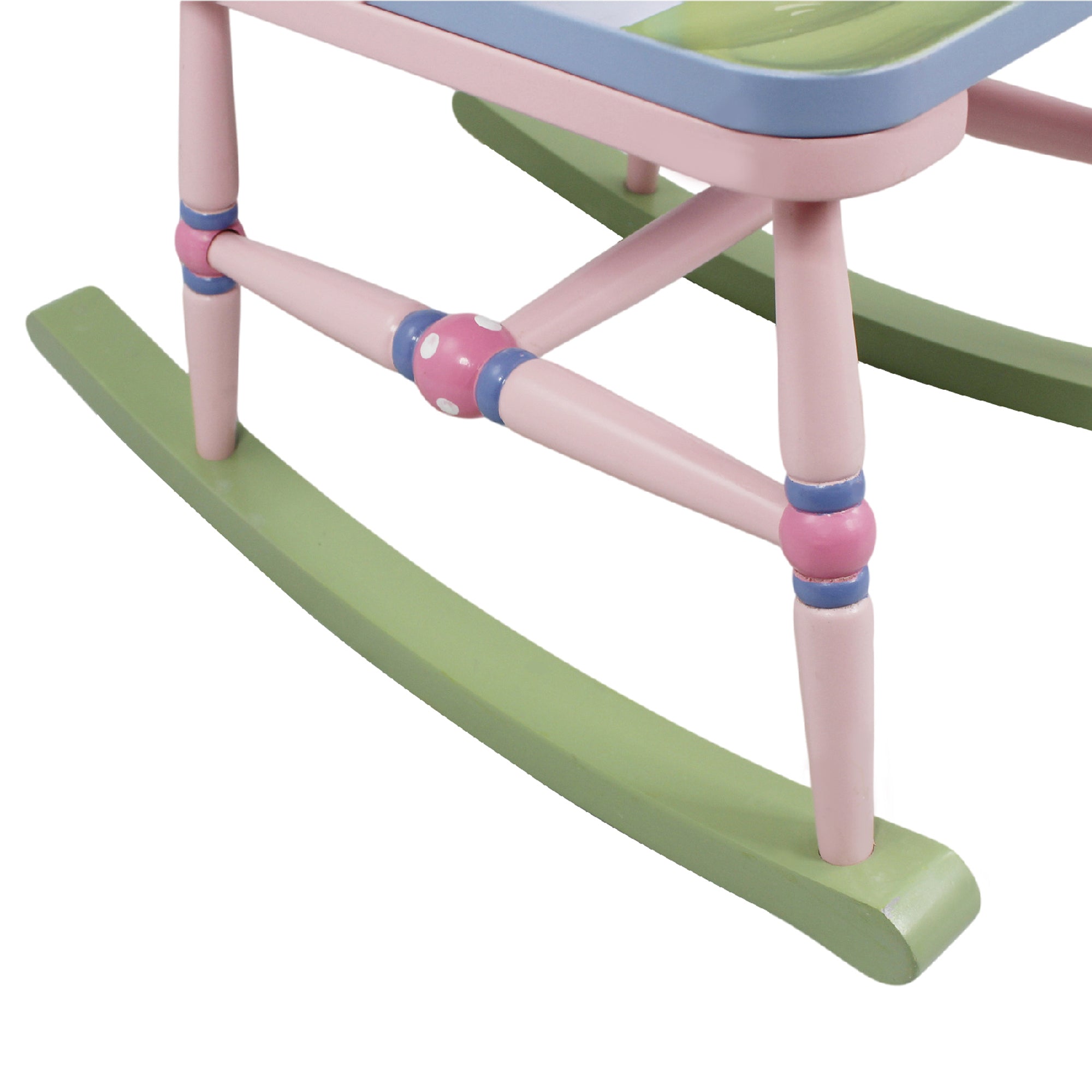 thumbnail image 2 of Personalized Unicorn Rocking Chair For Kids - Solid Wood Rocker With Custom Name Plaque, Pink 2 of 4