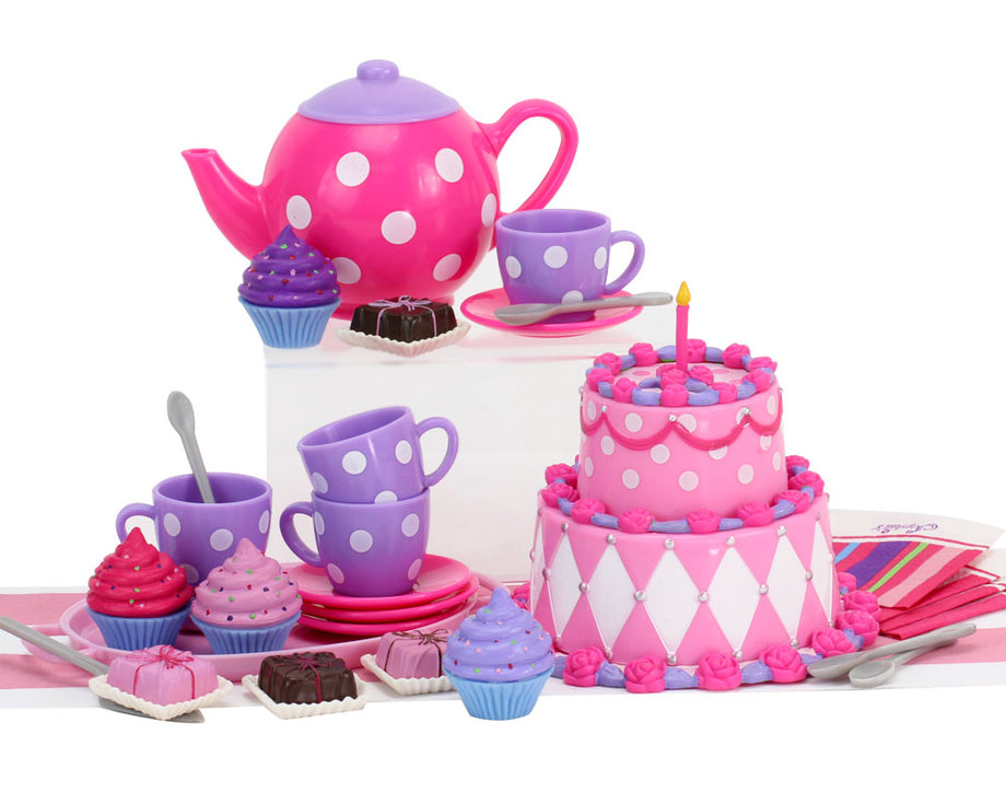 Sophia's by Teamson Kids 25 Piece Complete Cake & Tea Party