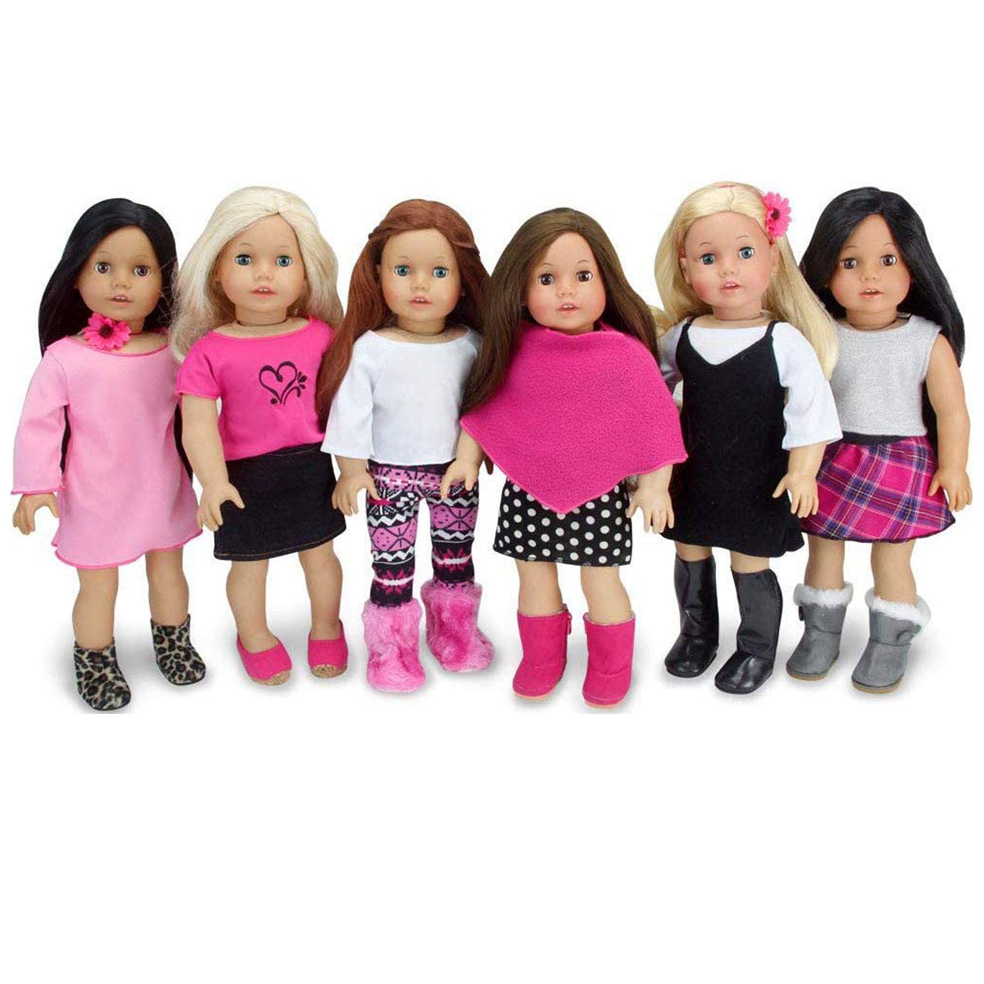 PZAS Toys 18 Inch Doll Underwear - 10 Pairs of Underwear, Compatible with  American Girl Doll Clothes and Accessories